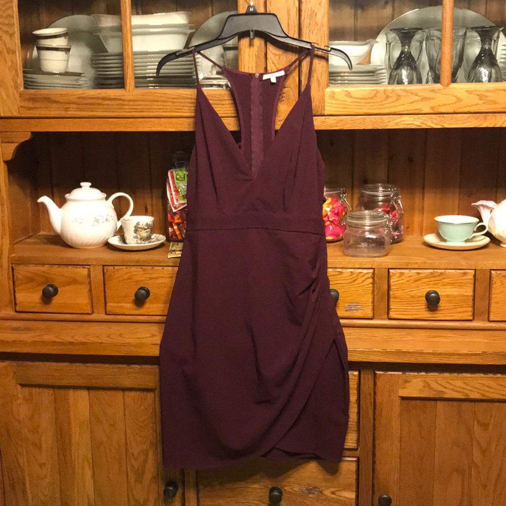 Charlotte Russe Maroon Dress!